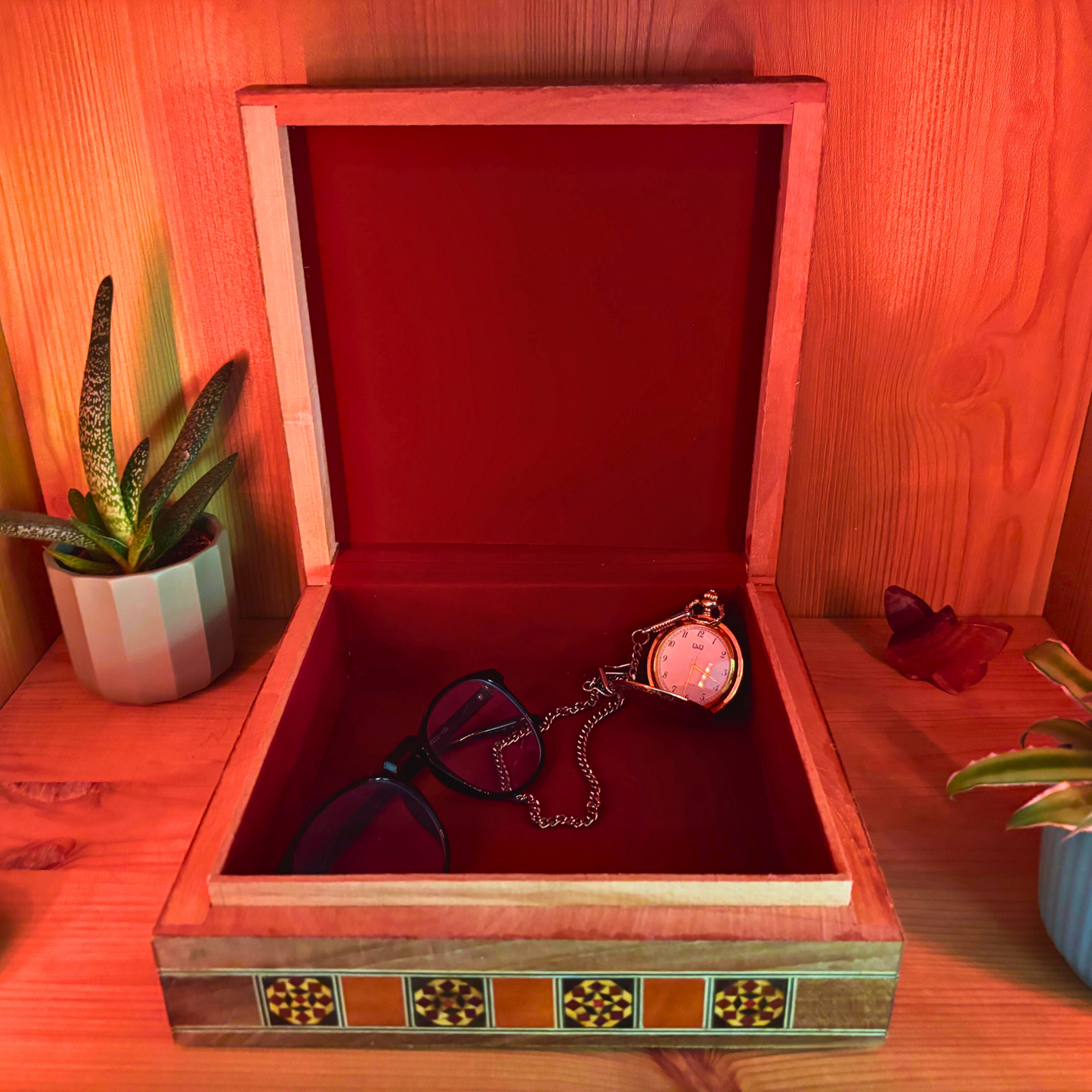 Damaszener Mosaikbox – Handgefertigte Kunst für Schmuck & Andenken