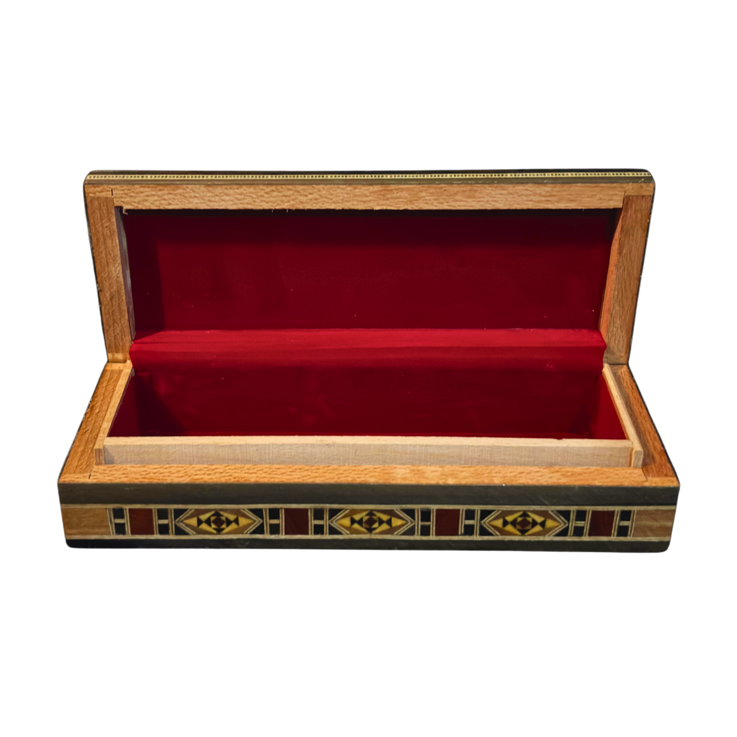 Boîte Damasquinée pour Bijoux, Stylos et Chapelet – Fait Main avec Nacre