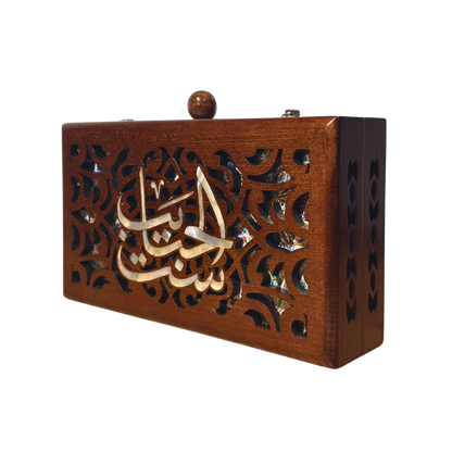 Mother – Clutch de Lujo Damascena con Nácar y Brocado Interior