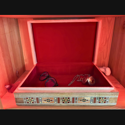Damasceense Sieraden- & Herinneringsdoos – Handgemaakte Elegantie