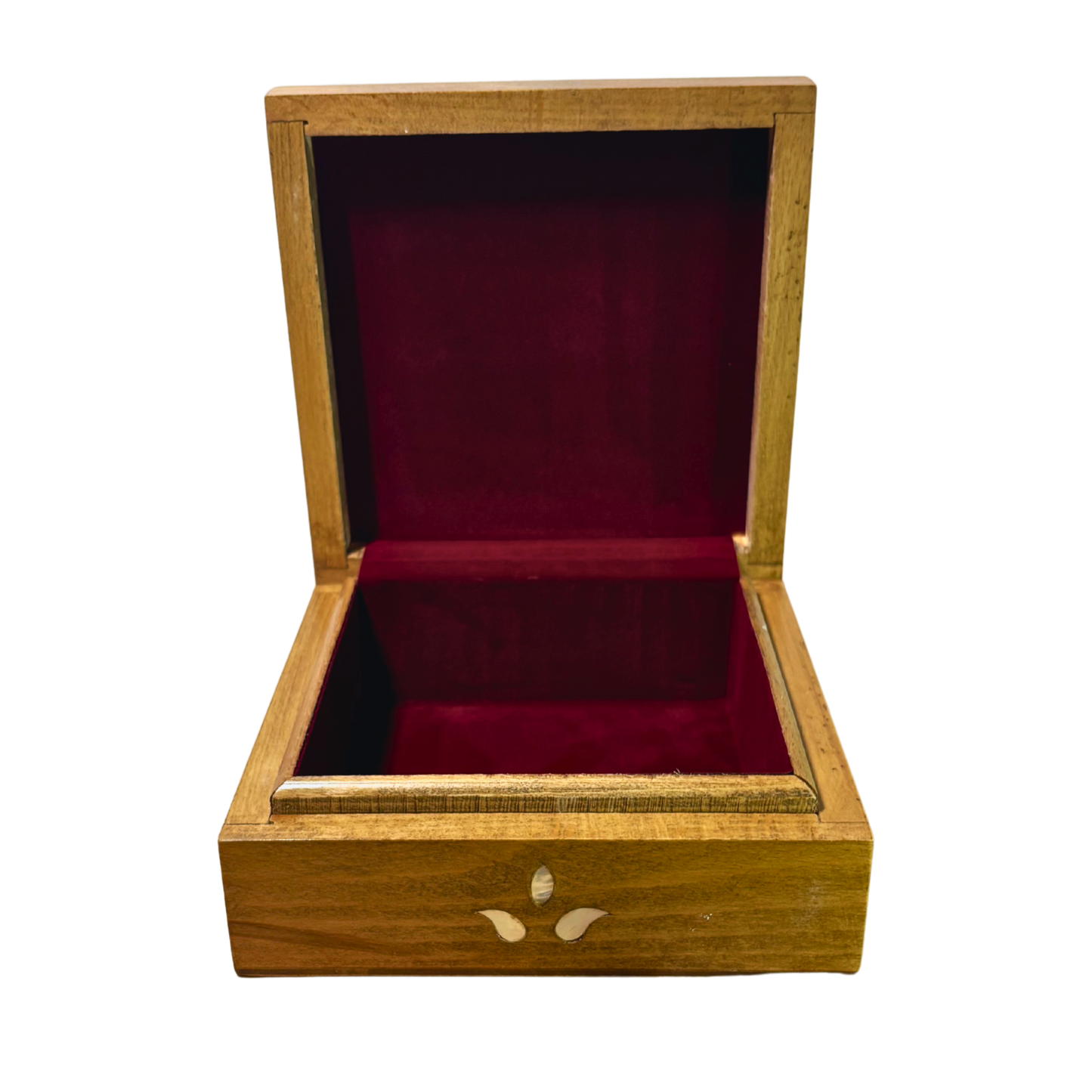 Caja Damasquina de Lujo Hecha a Mano – Nácar y Elegancia de Terciopelo