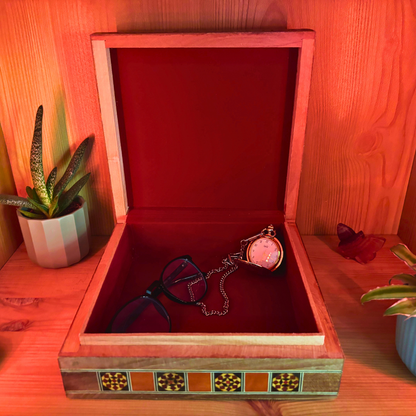 Damaszener Mosaikbox – Handgefertigte Kunst für Schmuck & Andenken