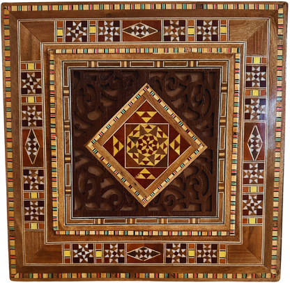 Damasceense Sieradenkist – Fluweelgevoerde Elegantie