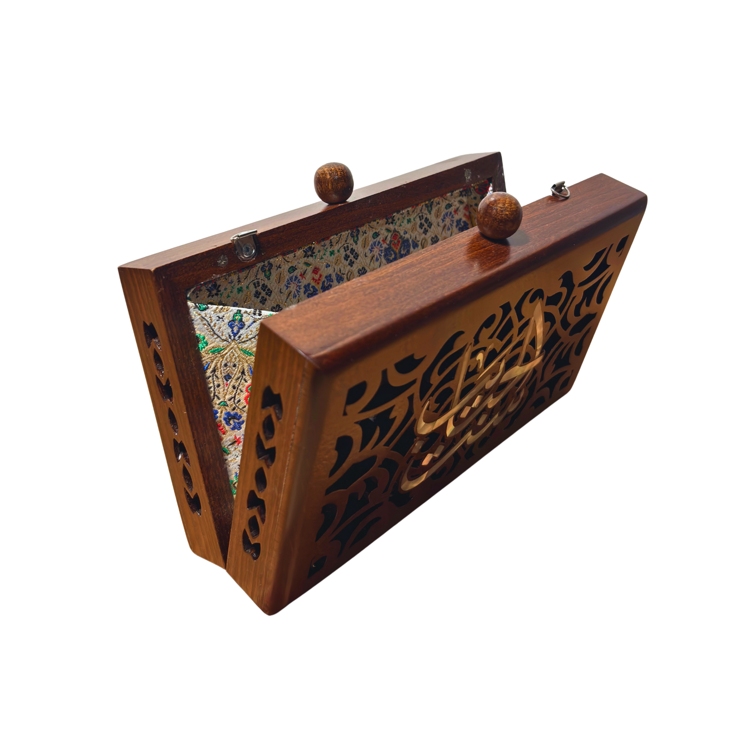 Mother – Clutch de Lujo Damascena con Nácar y Brocado Interior