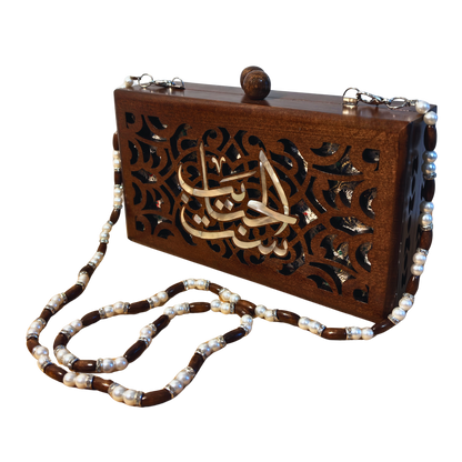 Mother – Clutch de Lujo Damascena con Nácar y Brocado Interior