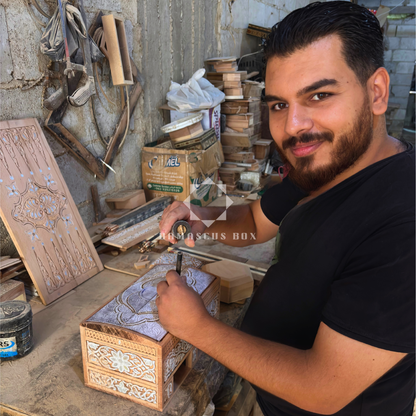 Caixa Damasquina com Fecho – Obra-Prima Artesanal