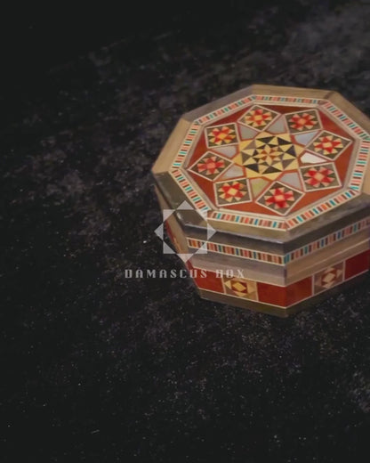 Damasceense Sieradendoos – Handgemaakt met Parelmoer